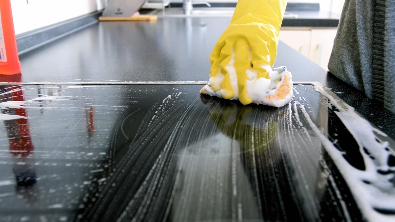Stove cleaning GIVE YOUR KITCHEN A PROFESSIONAL SPARKLE & SHINE WITH OUR RESIDENTIAL KITCHEN CLEANING SERVICES Does it seem that no matter how often you attempt to clean your kitchen it always gets dirty again? That’s because the kitchen is usually the most high-trafficked area in your home. Dishes can quickly pile up, crumbs from prep work and cooked food fall on the counters and the floor. Countertops get smudged and the stove gets splattered. A kitchen that was clean in the morning can look a mess by the evening. But there’s no reason you can’t enjoy a clean kitchen without having to constantly do all the cleaning work yourself. Simply do what so many other homeowners in your area have done — hire professionals to give your beautiful kitchen the clean and shine it deserves! THOROUGH KITCHEN CLEANING SERVICES BY PROFESSIONALS A weekly kitchen cleaning delivers amazing results that show! Enabling you to truly benefit from a clean space to work in and enjoy. Our kitchen cleaning services take care of your kitchen from top to bottom — we’ll mop the floors, scrub and sanitize the countertops, shine your appliances, wipe down your cabinets, remove splatters from microwaves, ovens, and cooktops, and when we’re done, we’ll empty the trash and leave your kitchen sparkling! Our professional team of residential home cleaners take great care to ensure any and all breakable items are handled gently, so you can rest assured that your kitchen and its contents will always be in good, capable hands. We also offer different levels of our cleaning service so you can choose the cleaning and the schedule that suits your needs best. LEAVE THE WORK TO US You kitchen should be a place you can enjoy cooking, eating, and spending time with family and friends. It shouldn’t feel like a second job to get it clean and prepared. Take the time to relax and leave the hard work to us! We’ll tackle the toughest messes and leave you a kitchen you’ll be glad to spend the day in. We’ll also be happy to develop a customized cleaning plan if you have certain cleaning specifications. We take great pride in delivering great service, and you can take great pride in how beautiful your kitchen will look when we’re done. Contact us today to learn more about what our kitchen cleaning services cover, and to receive a free estimate.
